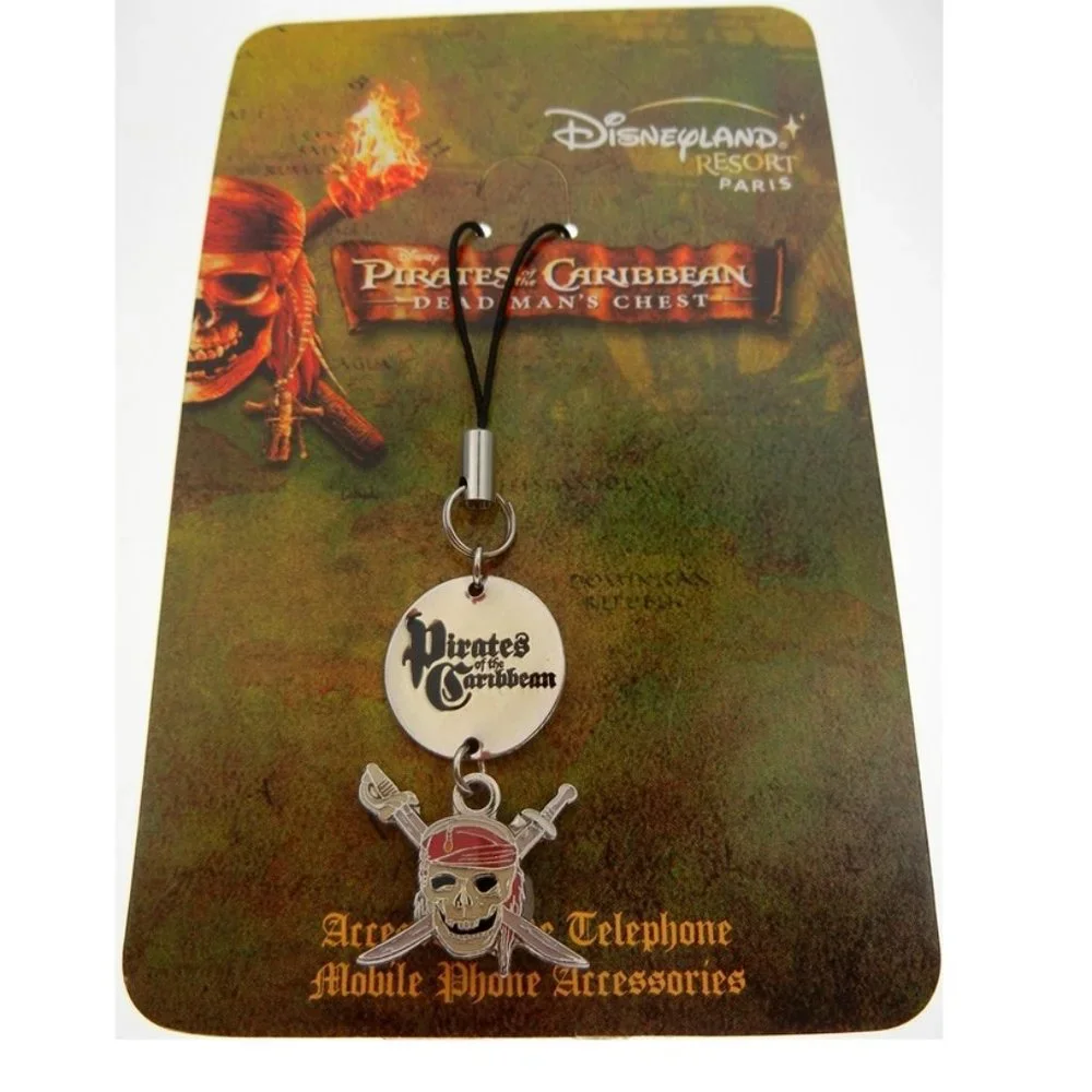 DISNEY Pirates of the Caribbean Cell Phone Fob - Picture 1 of 3